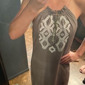 Long grey dress